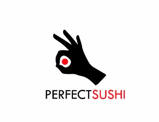 Projekt logo dla firmy Perfect Sushi | Projektowanie logo